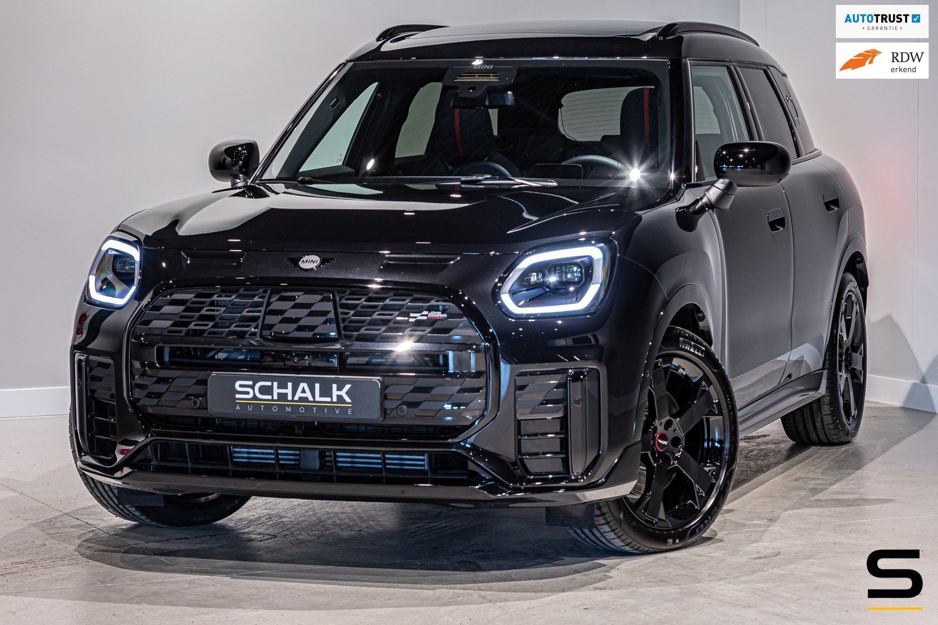 Mini Countryman 1.5 C John Cooper Works XL|Pano|H&K|Trekhaak, Auto's, Mini, Zwart, Automatische klimaatregeling, Zwart, Bedrijf