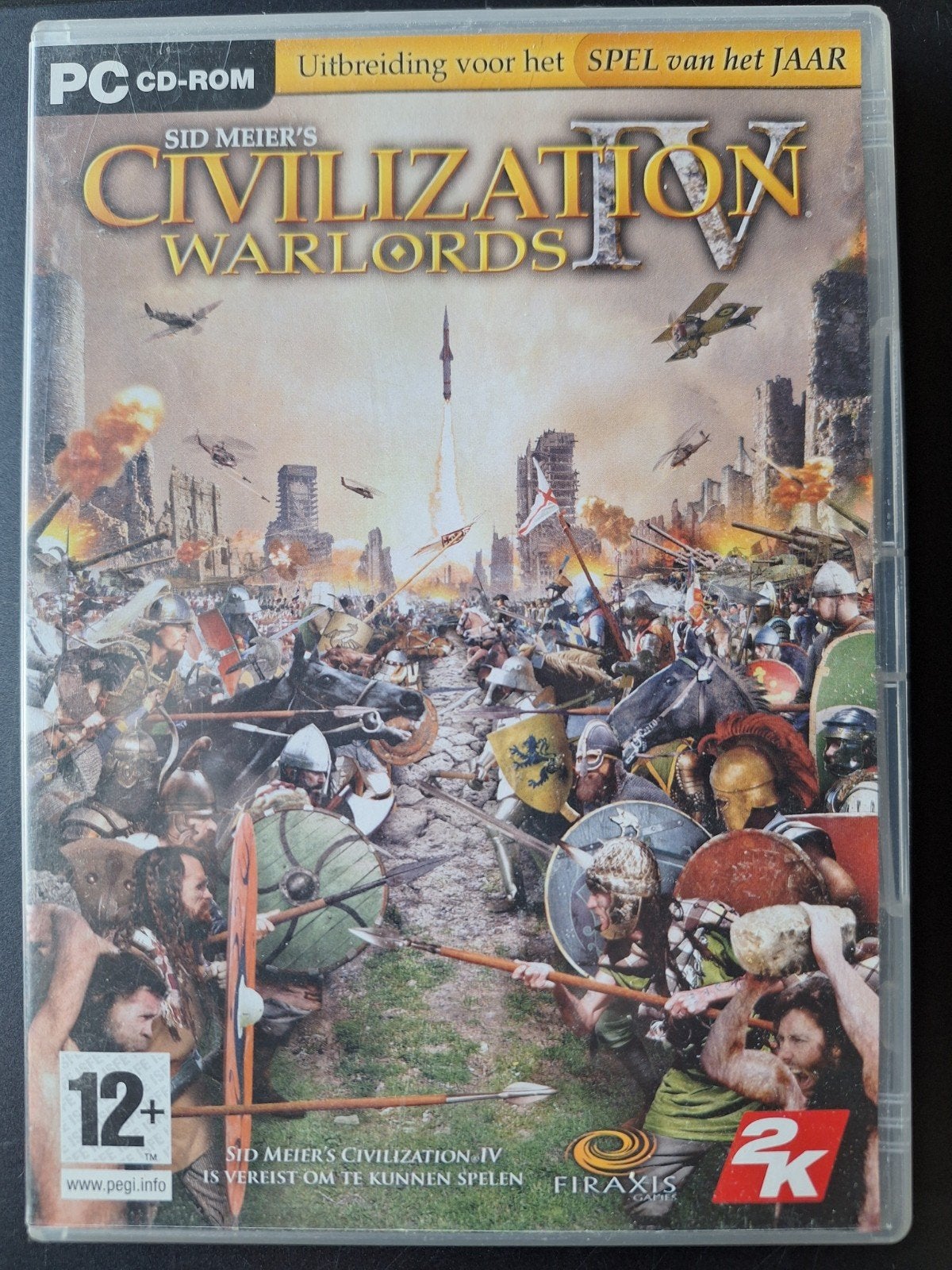 Sid Meier's Civilization IV: Warlords PC CD-ROM, Online, Ophalen of Verzenden, Zo goed als nieuw, 3 spelers of meer