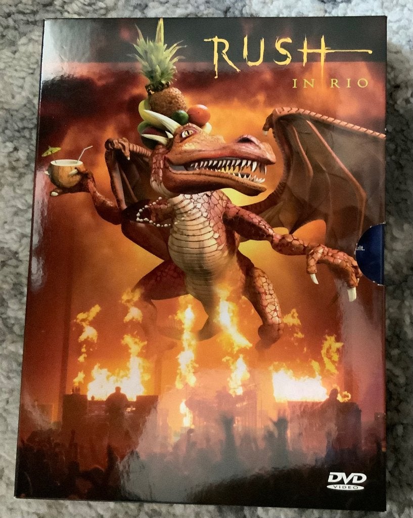 Rush In RIO dvd 2st, Alle leeftijden, Ophalen of Verzenden, Zo goed als nieuw, Muziekvideo's