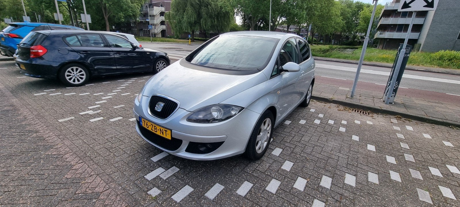 Seat Altea 1.6 74KW 2006 Grijs, Auto's, 1295 kg, 4 cilinders, 1200 kg, Particulier