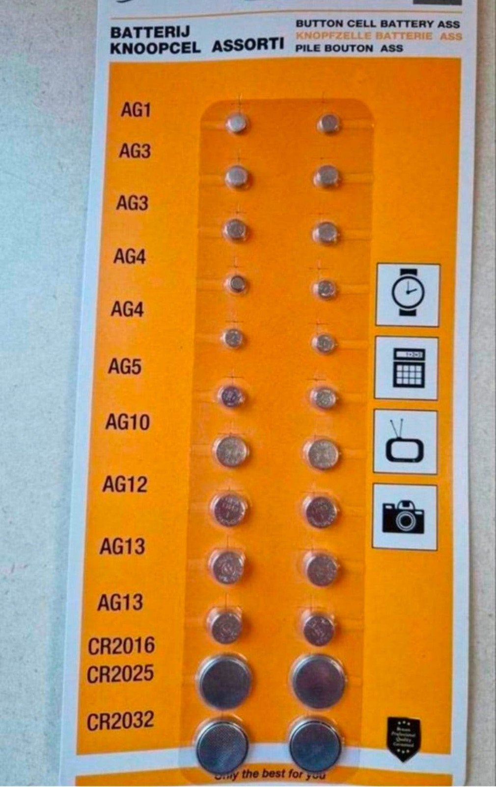 Partij knoopcel batterijen 40 blisters voor € 30,-, ., Nieuw, Ophalen of Verzenden, .