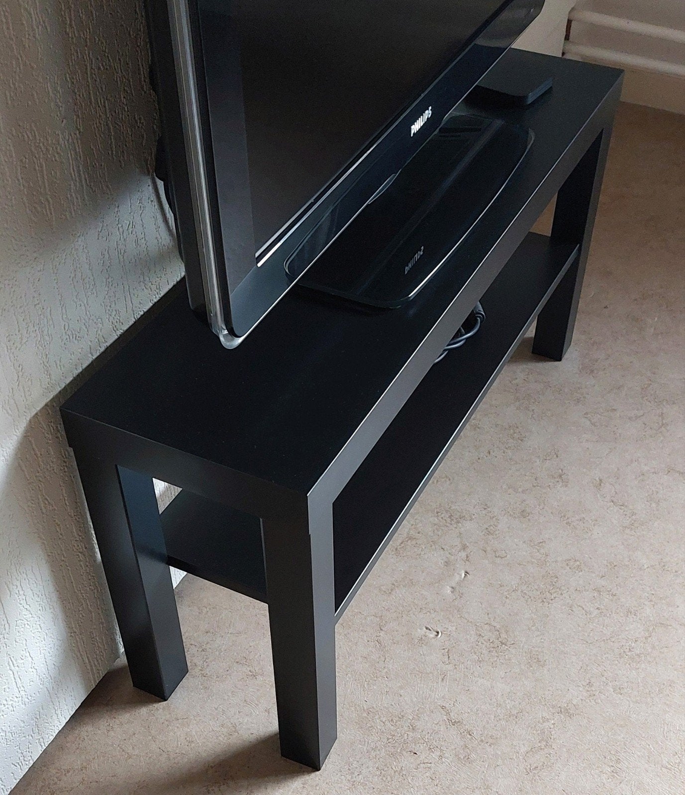 IKEA LACK Zwart, Huis en Inrichting, Ophalen, 50 tot 100 cm, Eikenhout, Zo goed als nieuw