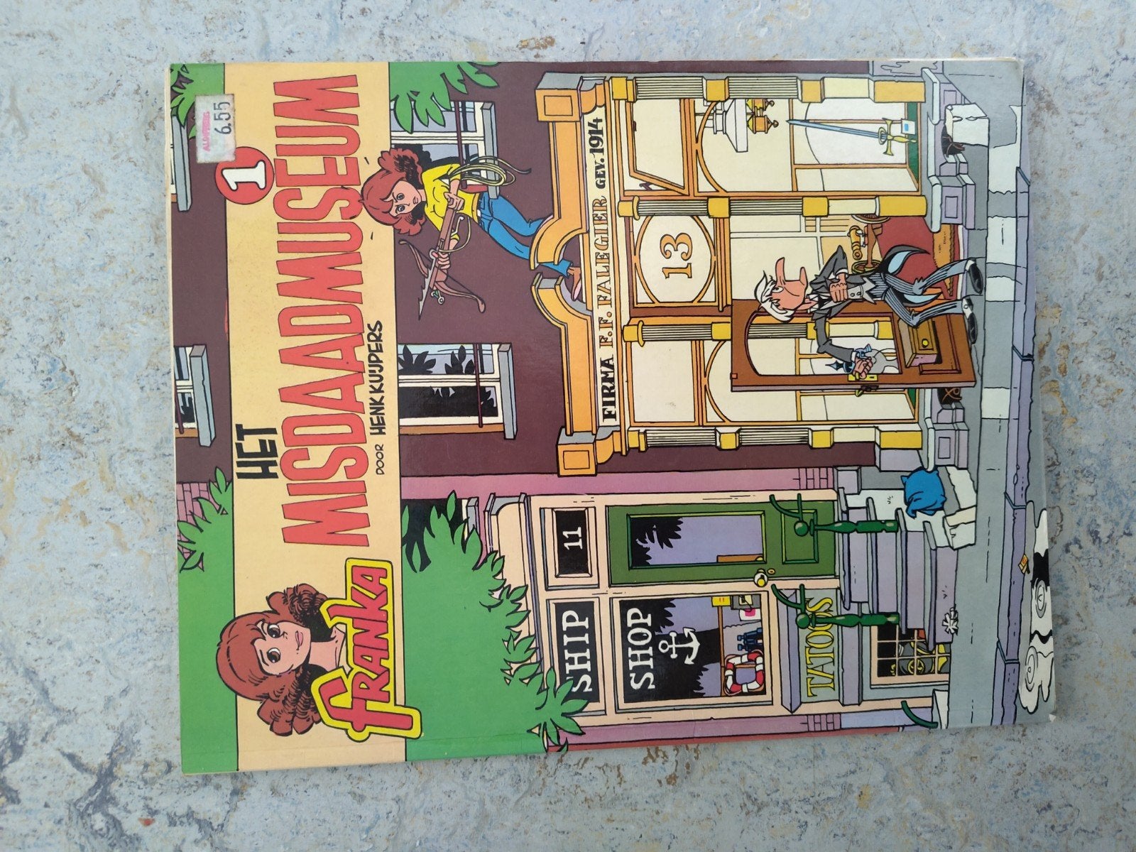 Franka - Het Misdaadmuseum - Henk Kuijpers - 1981, Boeken, Eén stripboek, Ophalen of Verzenden, Gelezen, Henk Kuijpers