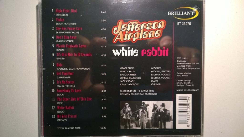 Jefferson Airplane - White Rabbit, Ophalen of Verzenden, Zo goed als nieuw, Poprock