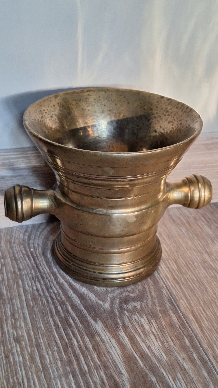 Koperen vijzel koper knopvijzel, Ophalen of Verzenden, Koper
