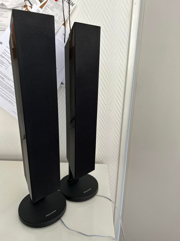Pioneer S-ST01-LR Speakers - Set van 2, Ophalen of Verzenden, Gebruikt, Minder dan 60 watt, Front, Rear of Stereo speakers
