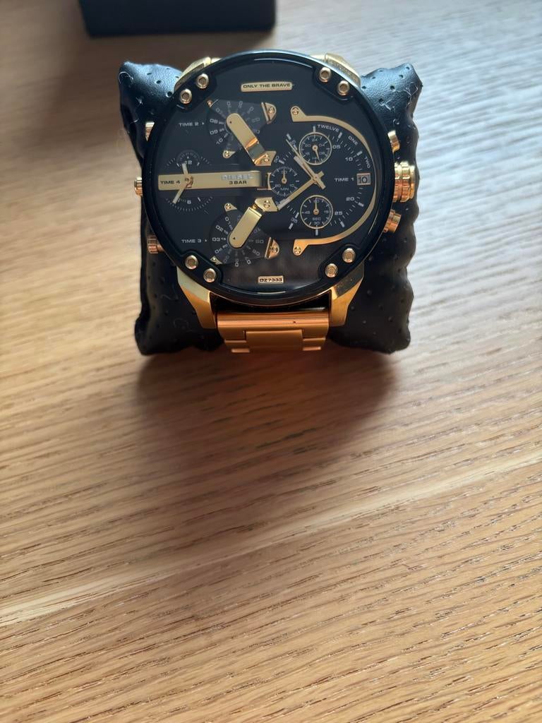 Diesel Mr. Daddy 2.0 (DZ7333) Herenhorloge Goudkleurig, Sieraden, Tassen en Uiterlijk, Horloges | Heren, Overige merken, Staal