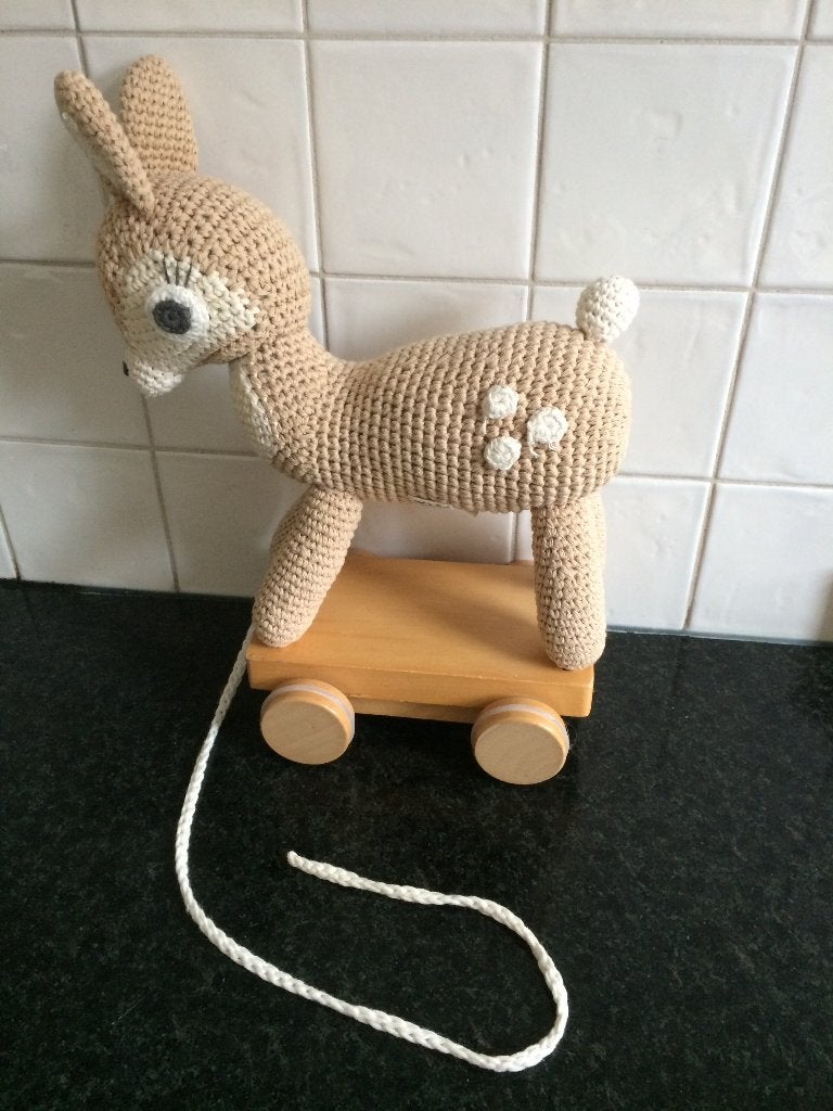 Sebra hertje trekvoertuig - ook leuk als decoratie!, Ophalen of Verzenden, Zo goed als nieuw