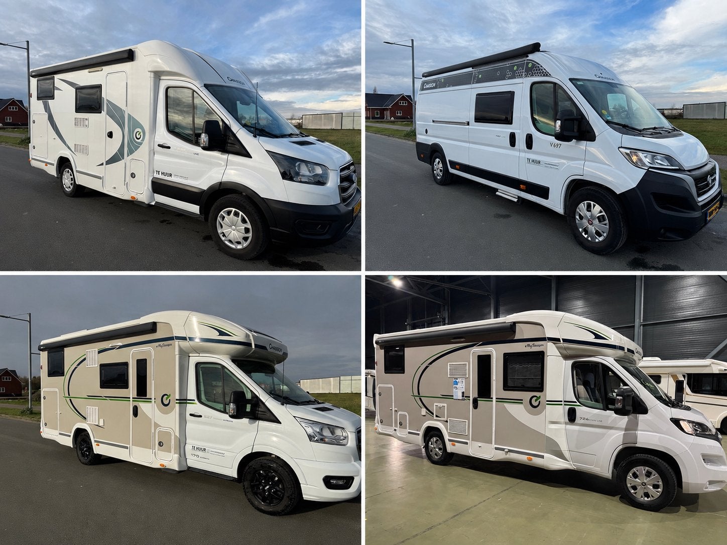 Te huur 4x jonge chausson camper Automaat 5 Persoons km vrij