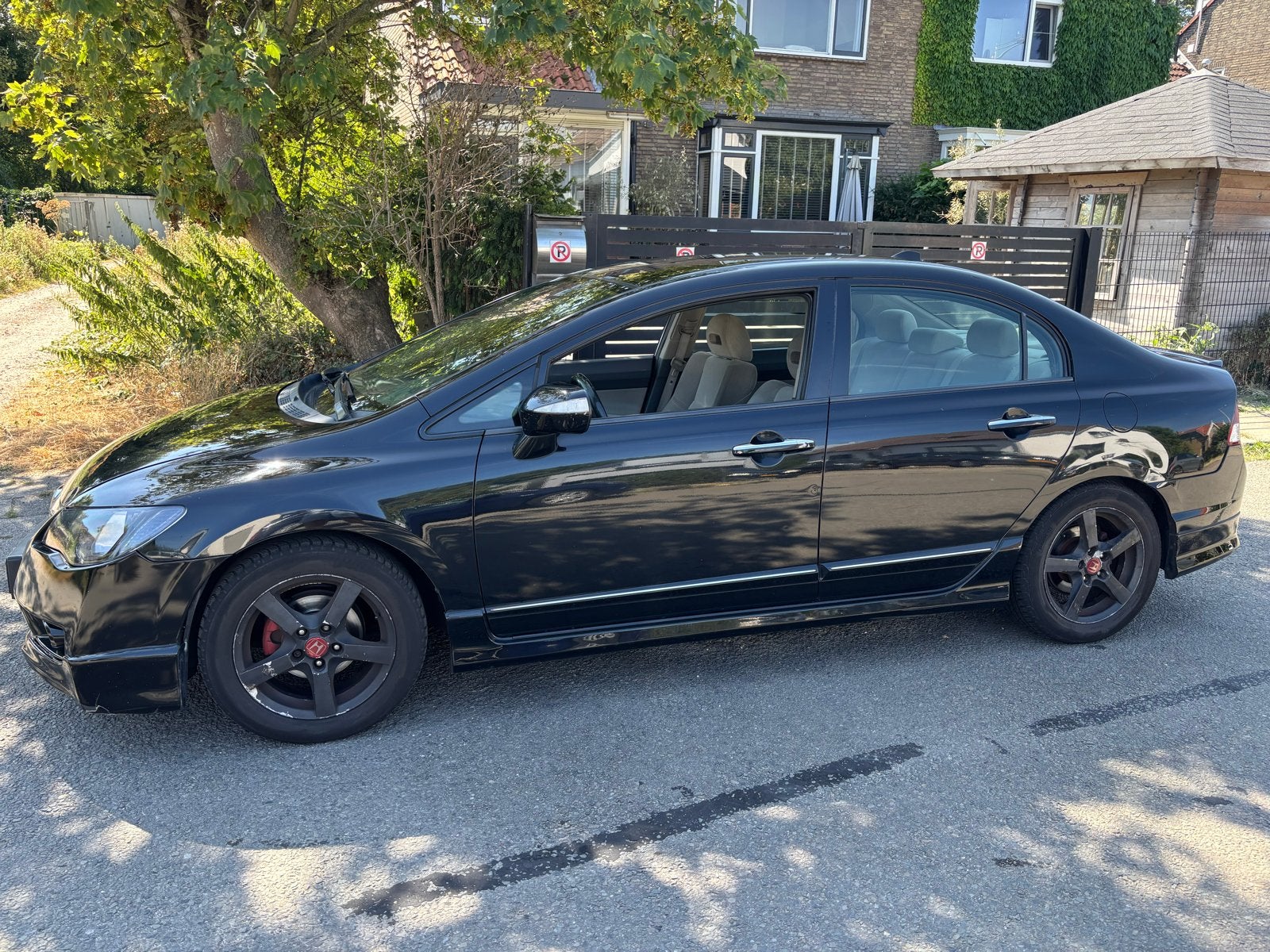 Honda Civic 1.3 Vtec Hybrid 4DR C-tr. 2009 Zwart, Auto's, Zwart, Origineel Nederlands, Bedrijf, Hybride Elektrisch/Benzine