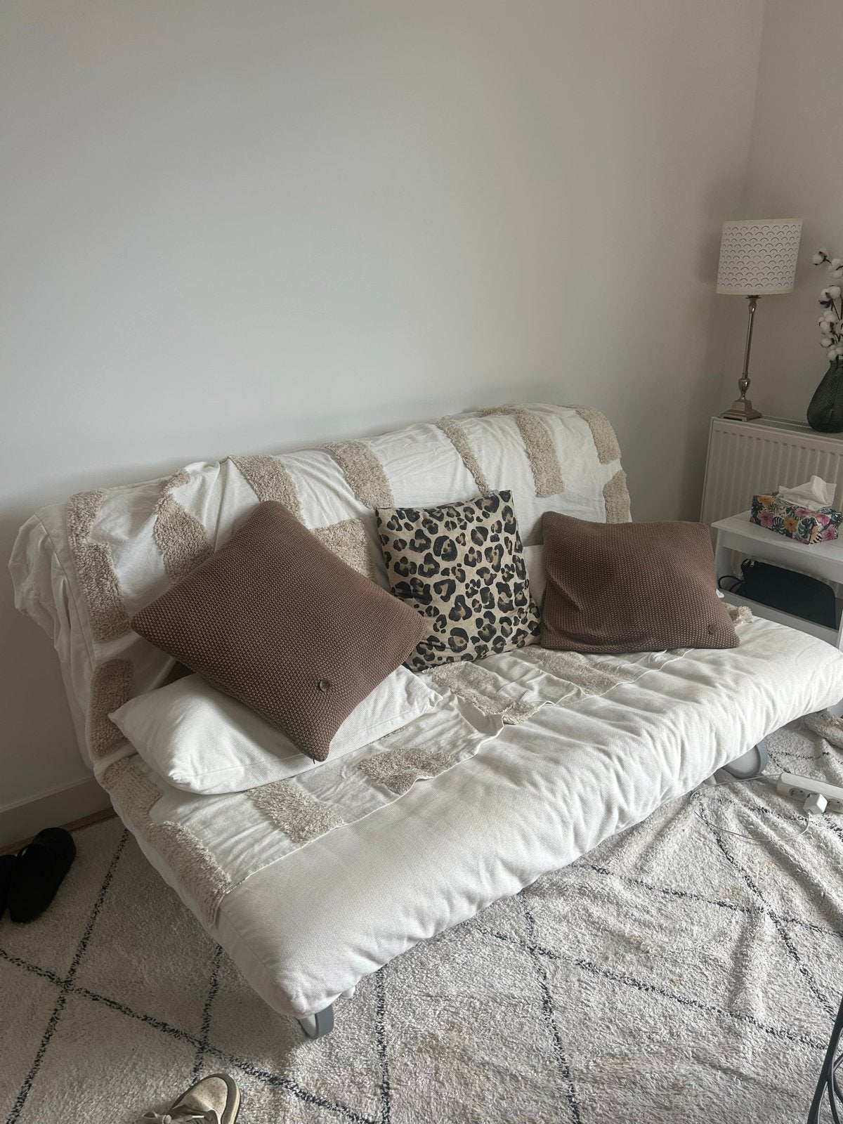 IKEA slaapbank 210x170 cm, Ophalen, Gebruikt, Tweepersoons, Overige maten