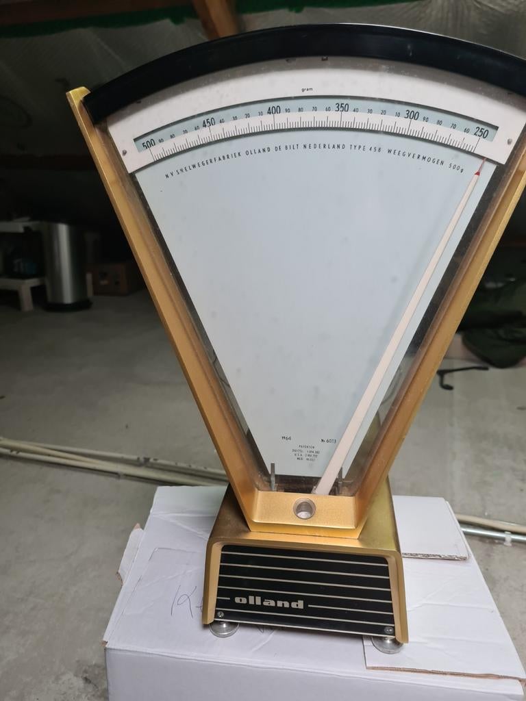 Vintage Olland Weegschaal - Type 458 - 500g, Ophalen