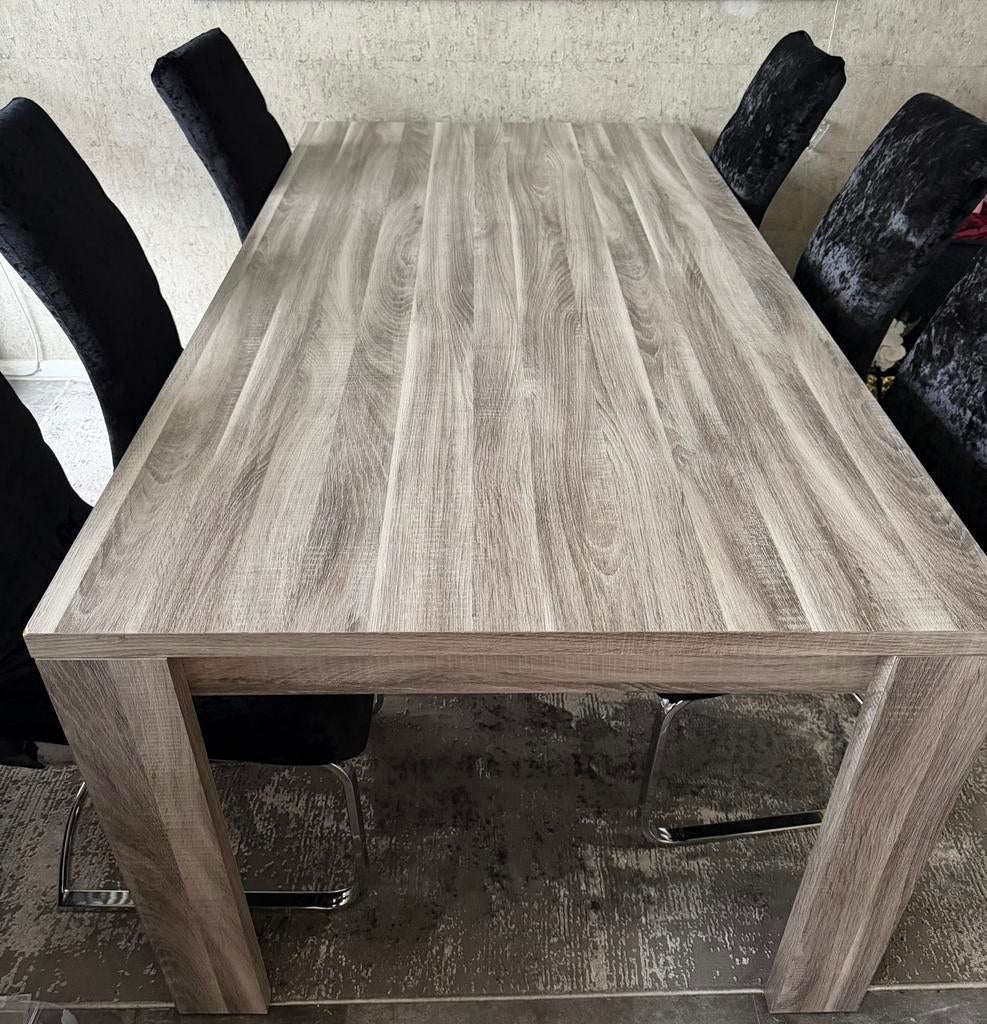 6 personen eettafel, Huis en Inrichting, Complete inboedels, Ophalen of Verzenden