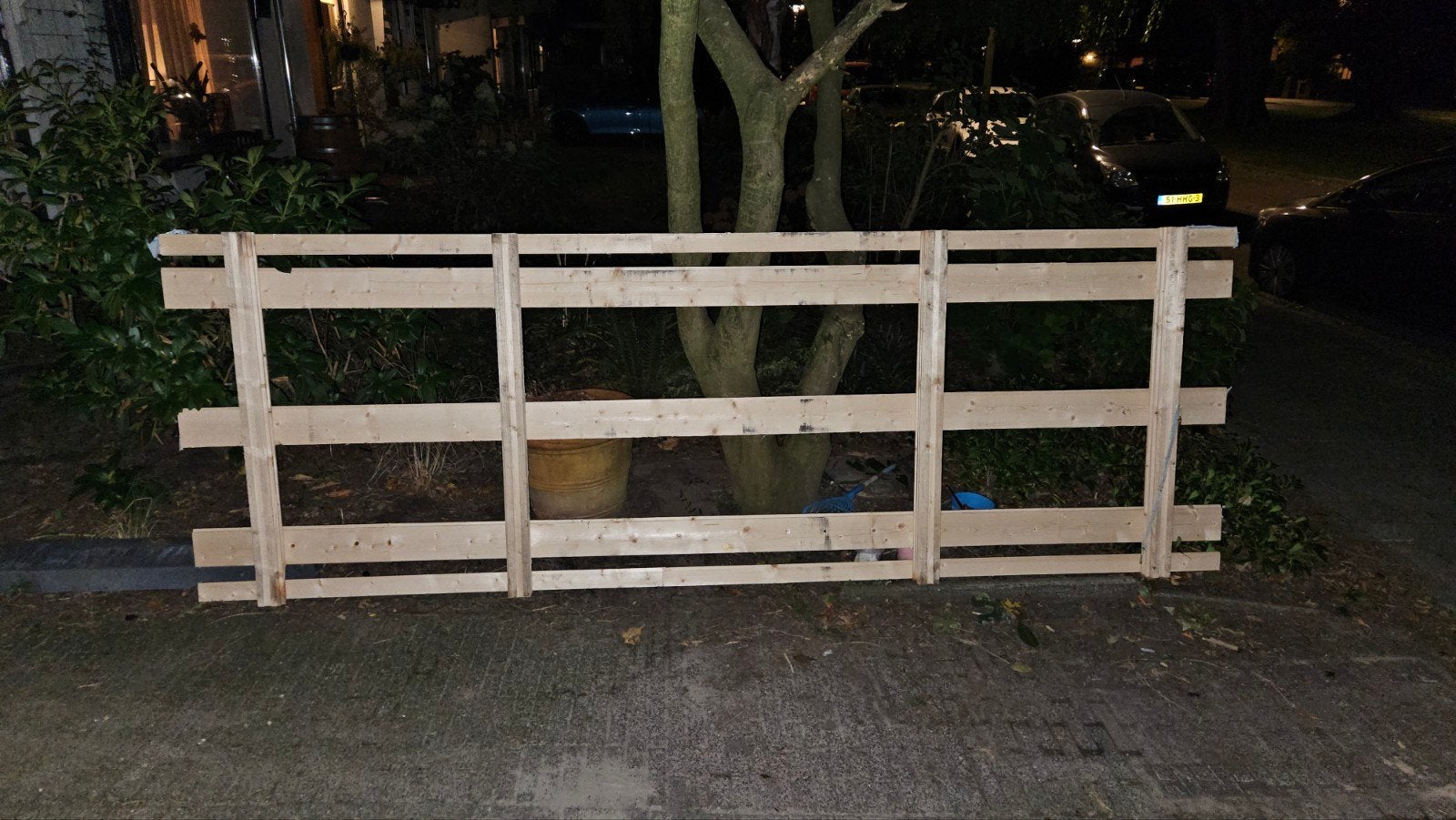 gratis houten pallets, Ophalen, Gebruikt
