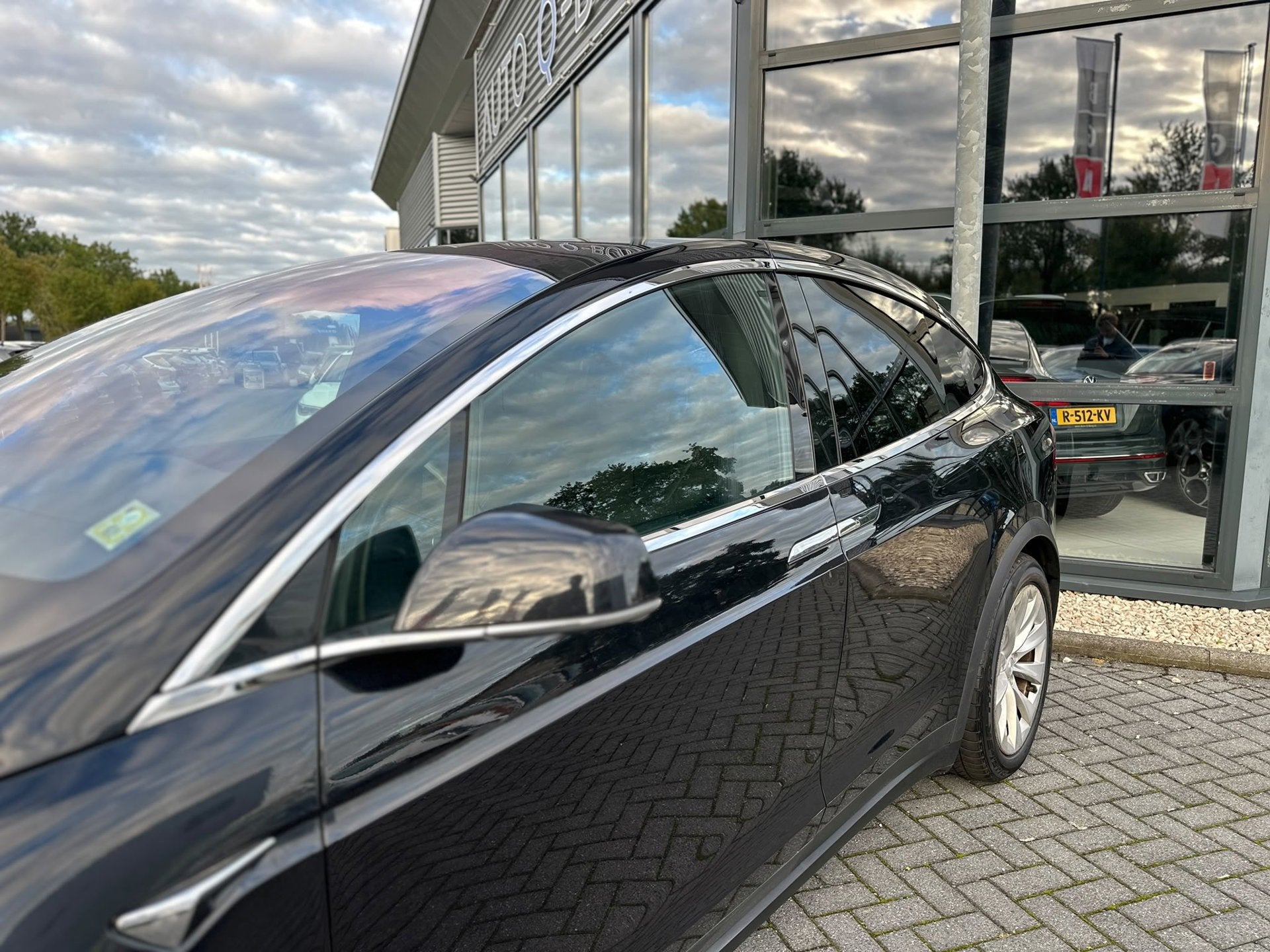 Tesla Model X 75D Base | 7 Peroons | Leder | Orgineel NL | N, Automaat, Gebruikt, 124 €/maand, 417 km