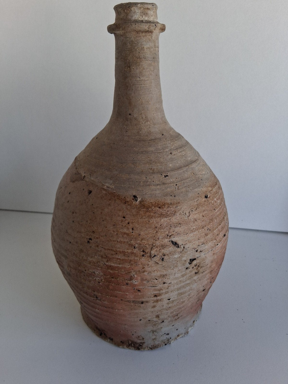 Antieke aardewerk Franse fles kruik- 25 cm hoog, Verzenden