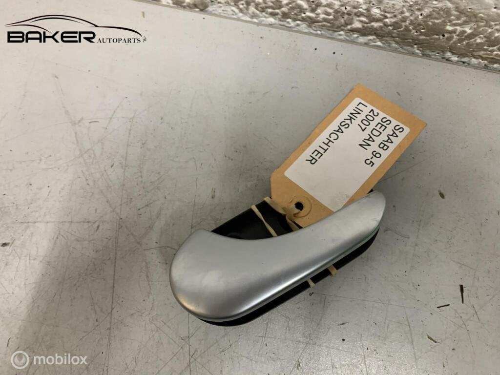 Deurgreep Saab 9-5 ('97-'11) Links-achter, Gebruikt, Ophalen of Verzenden, Saab, Saab