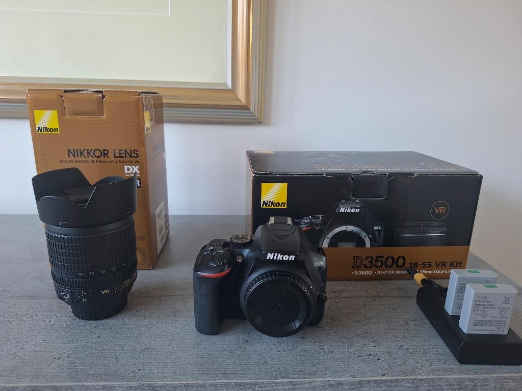 Nikon D 3500, Audio, Tv en Foto, Fotocamera's Digitaal, Spiegelreflex, Ophalen of Verzenden, Zo goed als nieuw, Nikon