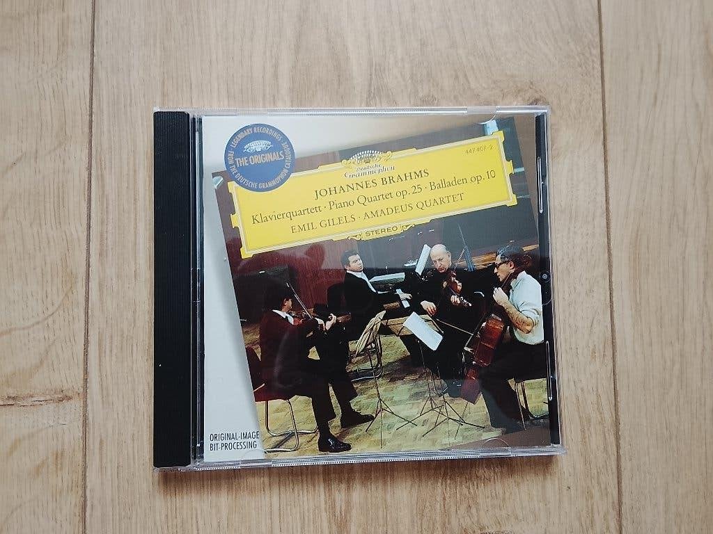 Brahms Piano Quartet Op.25 Balladen Gilels Amadeus  DG, Cd's en Dvd's, Cd's | Klassiek, Kamermuziek, Brahms, Ophalen of Verzenden