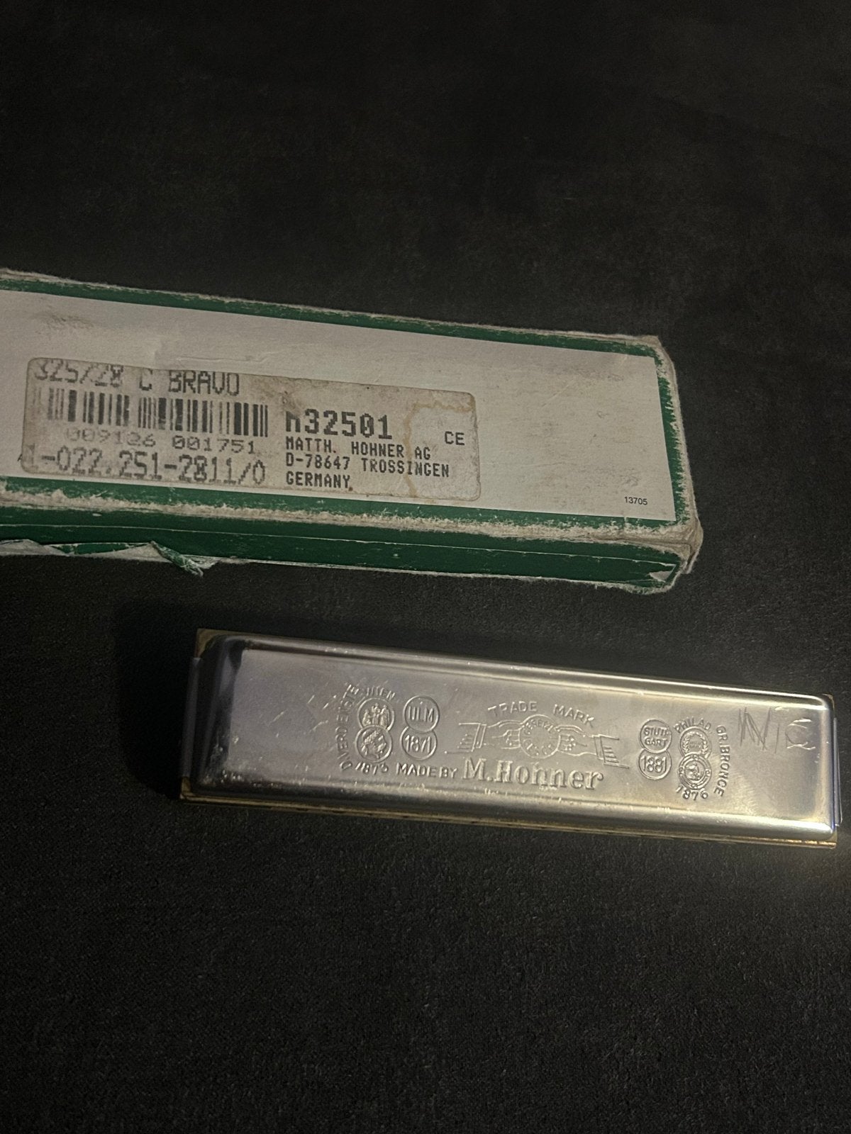 M. Hohner Bravo! C-mondharmonica, Ophalen of Verzenden, Gebruikt, Diatonisch, C-mondharmonica