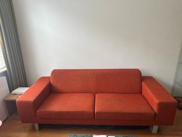 Topform Boca bank – oranje – 225 cm breed, Ophalen, Gebruikt, Driepersoons, 75 tot 100 cm