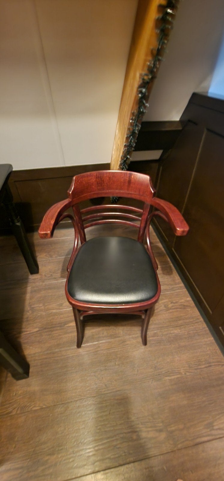 Thonet stoelen met lederen zitting, Ophalen, Gebruikt, Bruin, Thonet