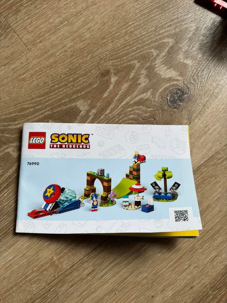 LEGO 76990 Sonic the Hedgehog COMPLEET!!, Ophalen of Verzenden, Zo goed als nieuw