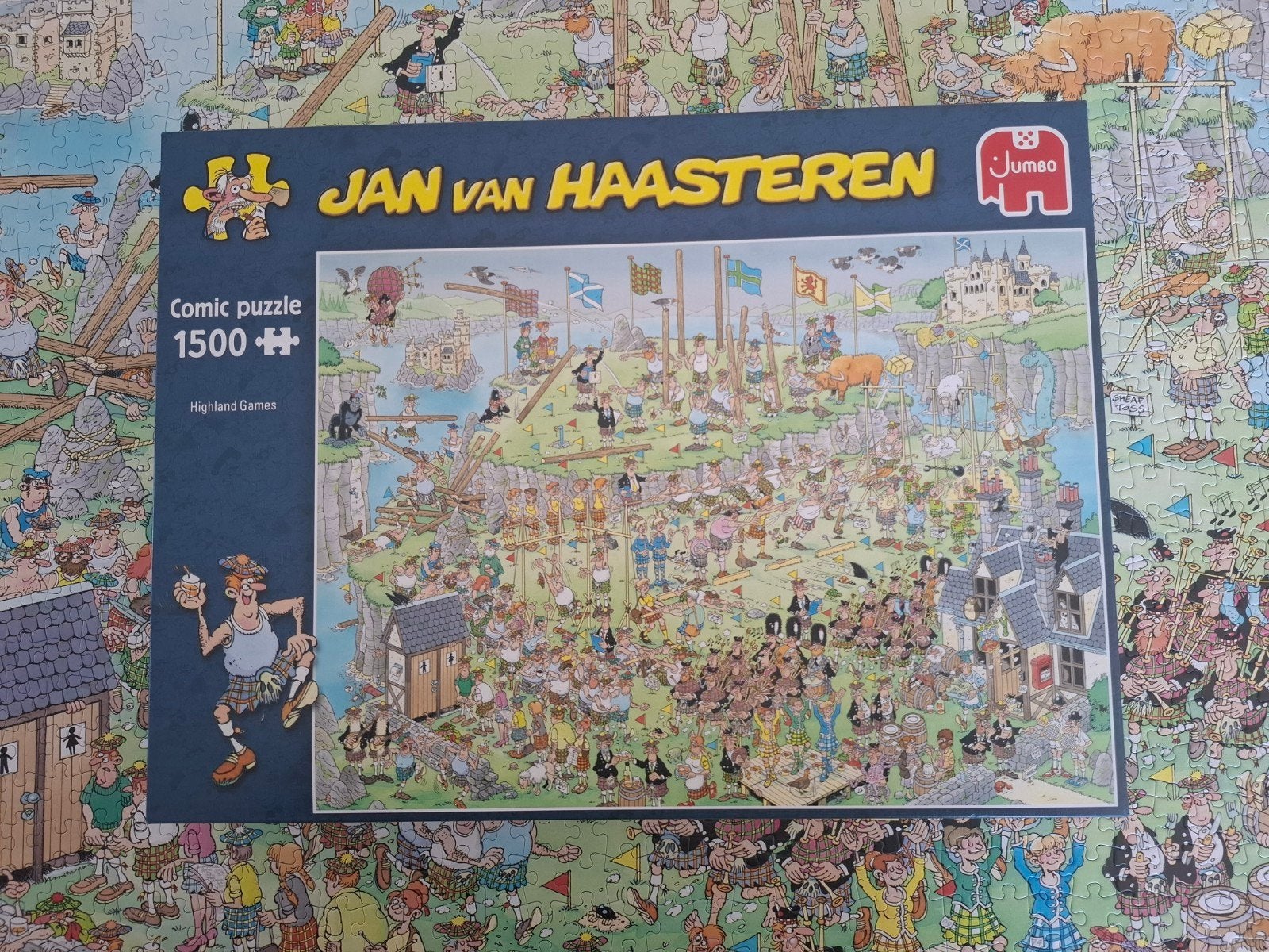 jan van haasteren highland games, Ophalen of Verzenden, 500 t/m 1500 stukjes