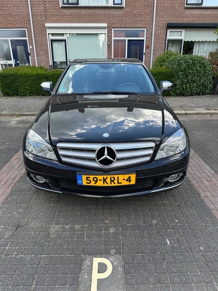 Mercedes-Benz C-Klasse 1.8 C180 Kompressor Sedan AUT 2008, Achterwielaandrijving, 1800 kg, 1796 cc, Zwart