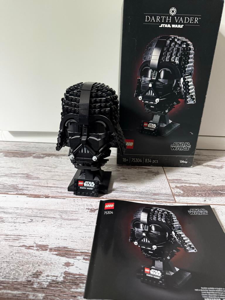 LEGO Star Wars Darth Vader Helm 75304, Kinderen en Baby's, Speelgoed | Bouwstenen, Zo goed als nieuw, Ophalen of Verzenden