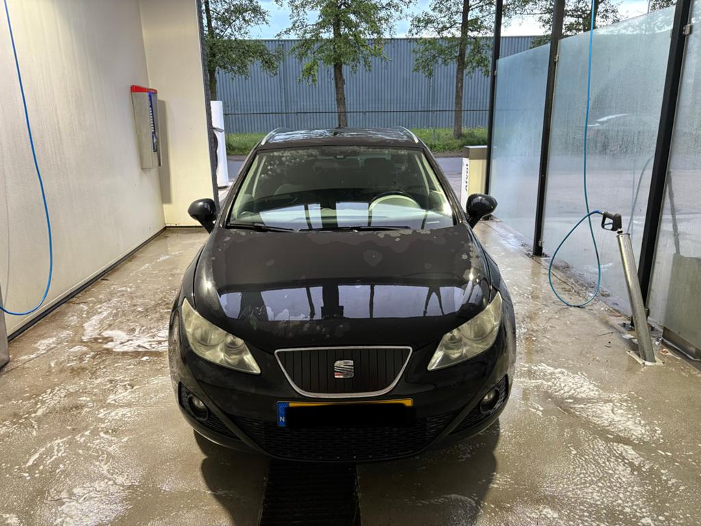 Seat Ibiza 1.2TDI 55KW Ecomotive ST 2012 Zwart, Auto's, Voorwielaandrijving, 74 pk, 1199 cc, USB