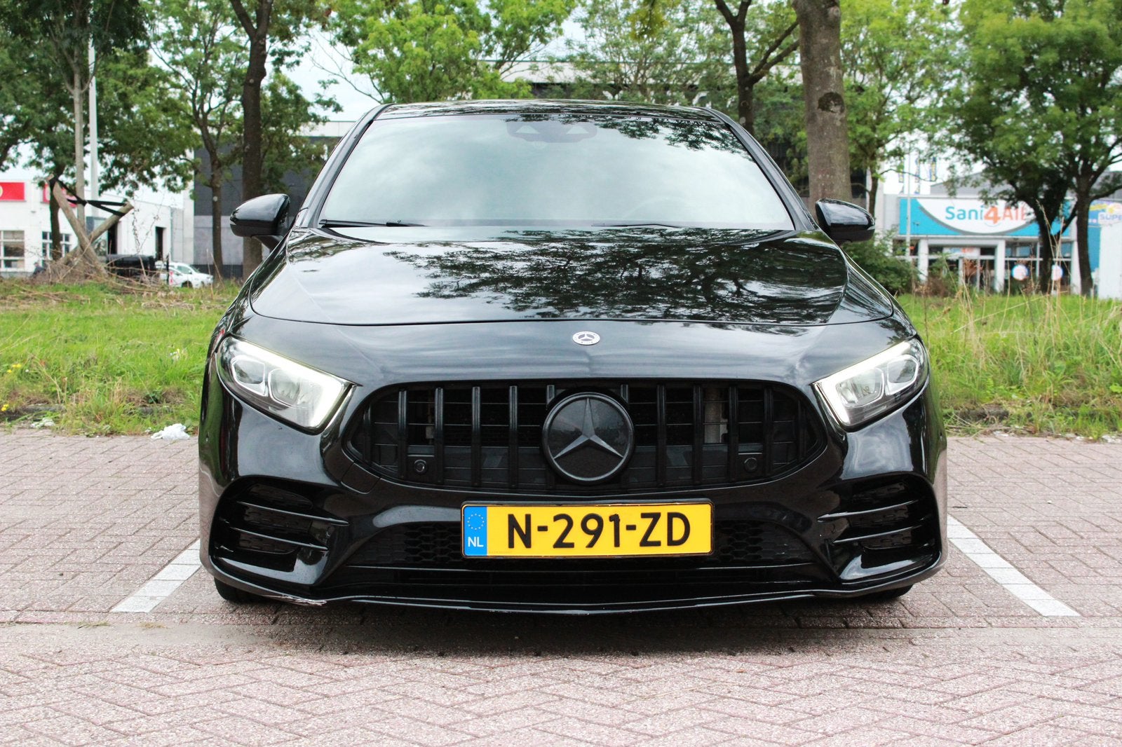 Mercedes-Benz A-Klasse A 200 163pk 7G-DCT 2019 Zwart, Auto's, 15 km/l, 4 cilinders, Particulier, 1600 kg