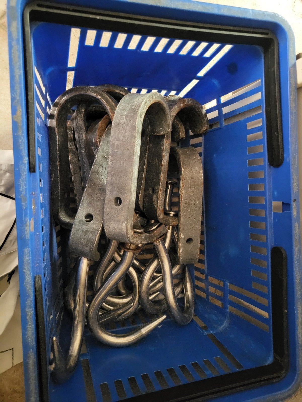 Set van 10 Vlees Haken, Ophalen, Gebruikt, Overige typen, Overige merken
