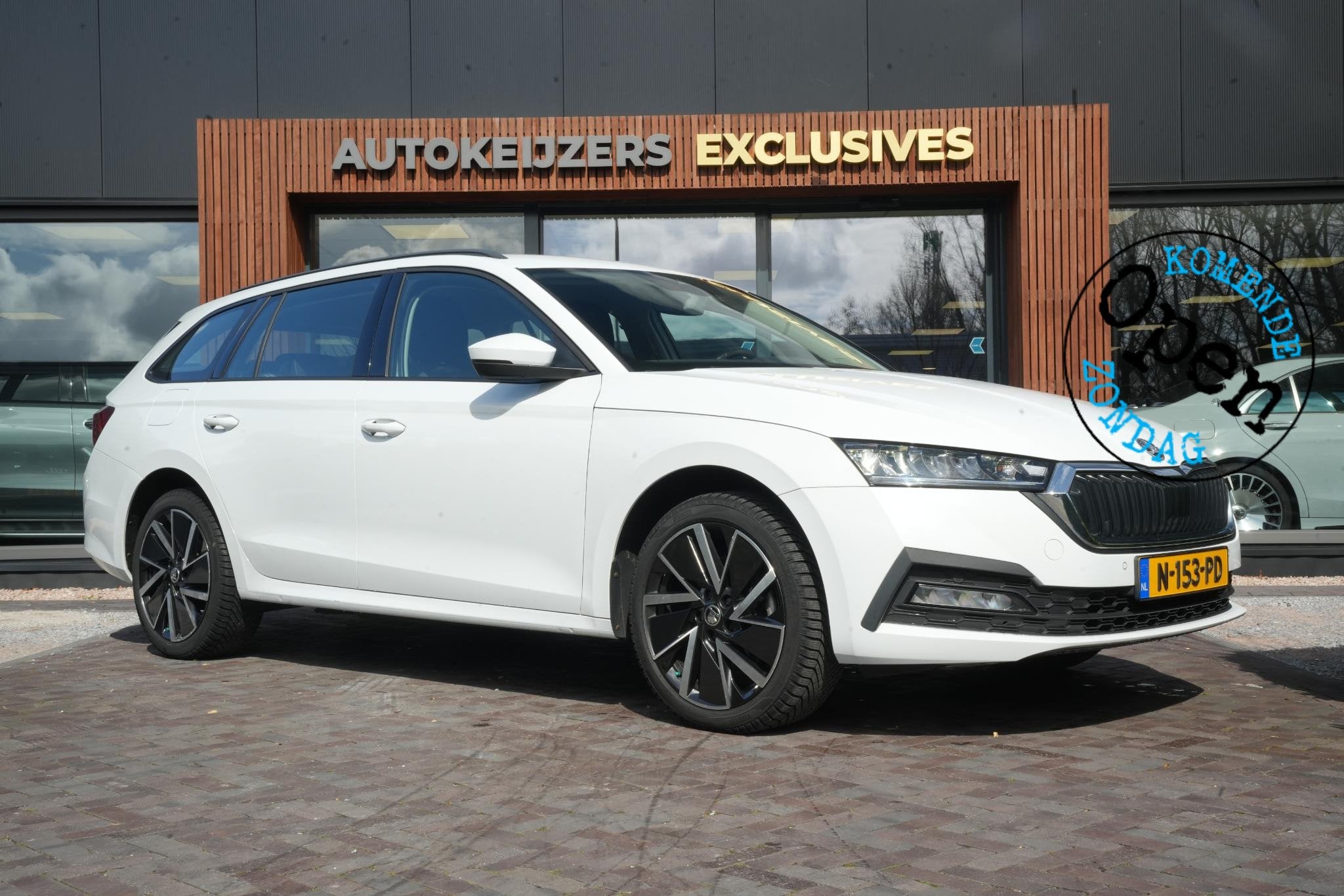 Skoda Octavia Combi 1.4 TSI iV PHEV Business Edition Adaptie, Stof, Gebruikt, Wit, 13 kWh