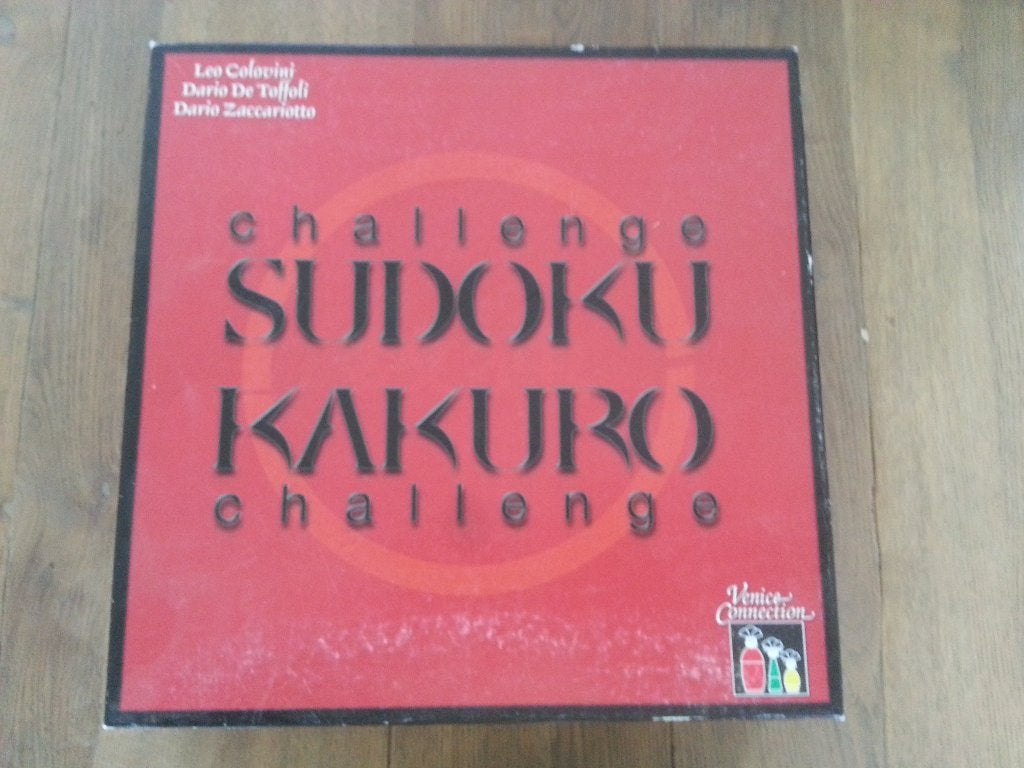 SUDOKU KAKURO BORDSPEL VENICE CONNECTION, Ophalen of Verzenden, Zo goed als nieuw