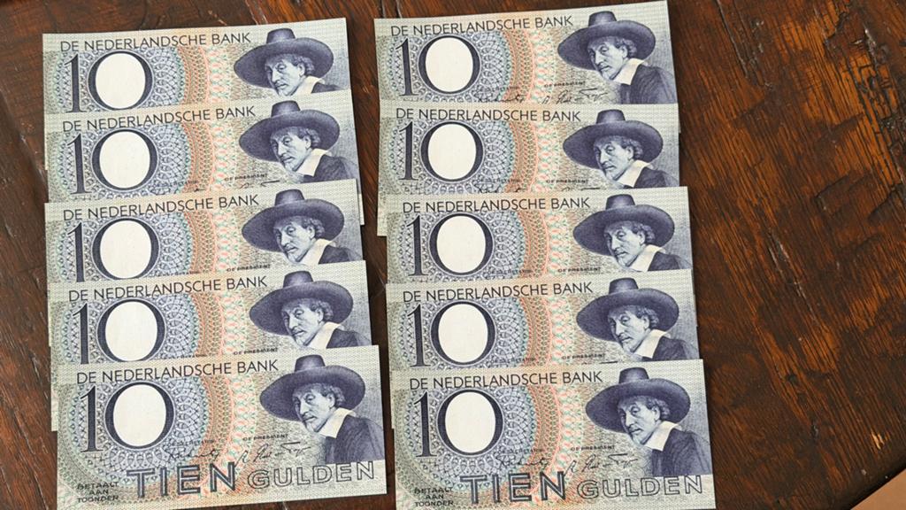 Set van 10 Gulden biljetten (1941) - Rembrandt let op vals!!, Ophalen, 10 gulden, Setje