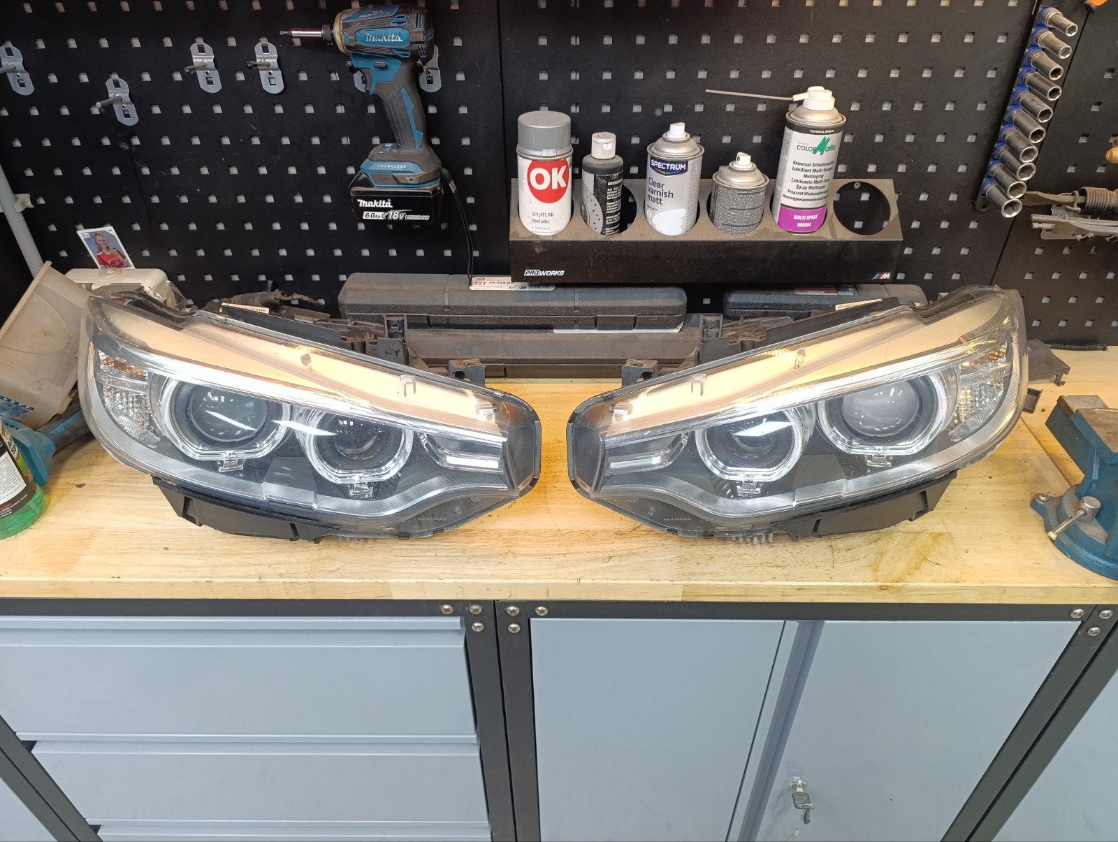 BMW F80 F82 F83 Xenon Koplampen Set, Auto-onderdelen, Ophalen of Verzenden, Gebruikt, BMW