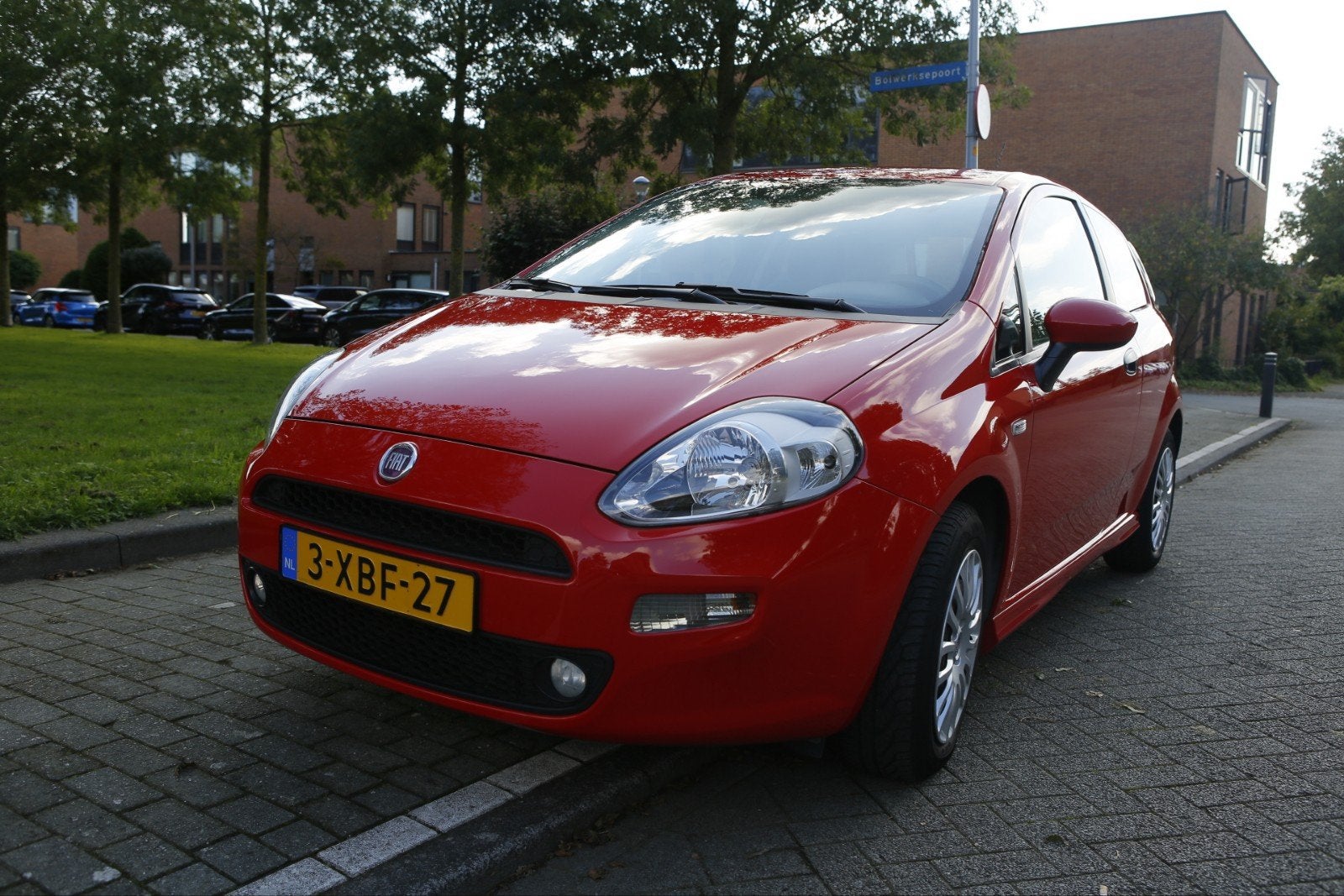 Fiat Punto 0.9 Twinair 74KW (2014), Auto's, Voorwielaandrijving, Stof, 40 €/maand, 100 pk