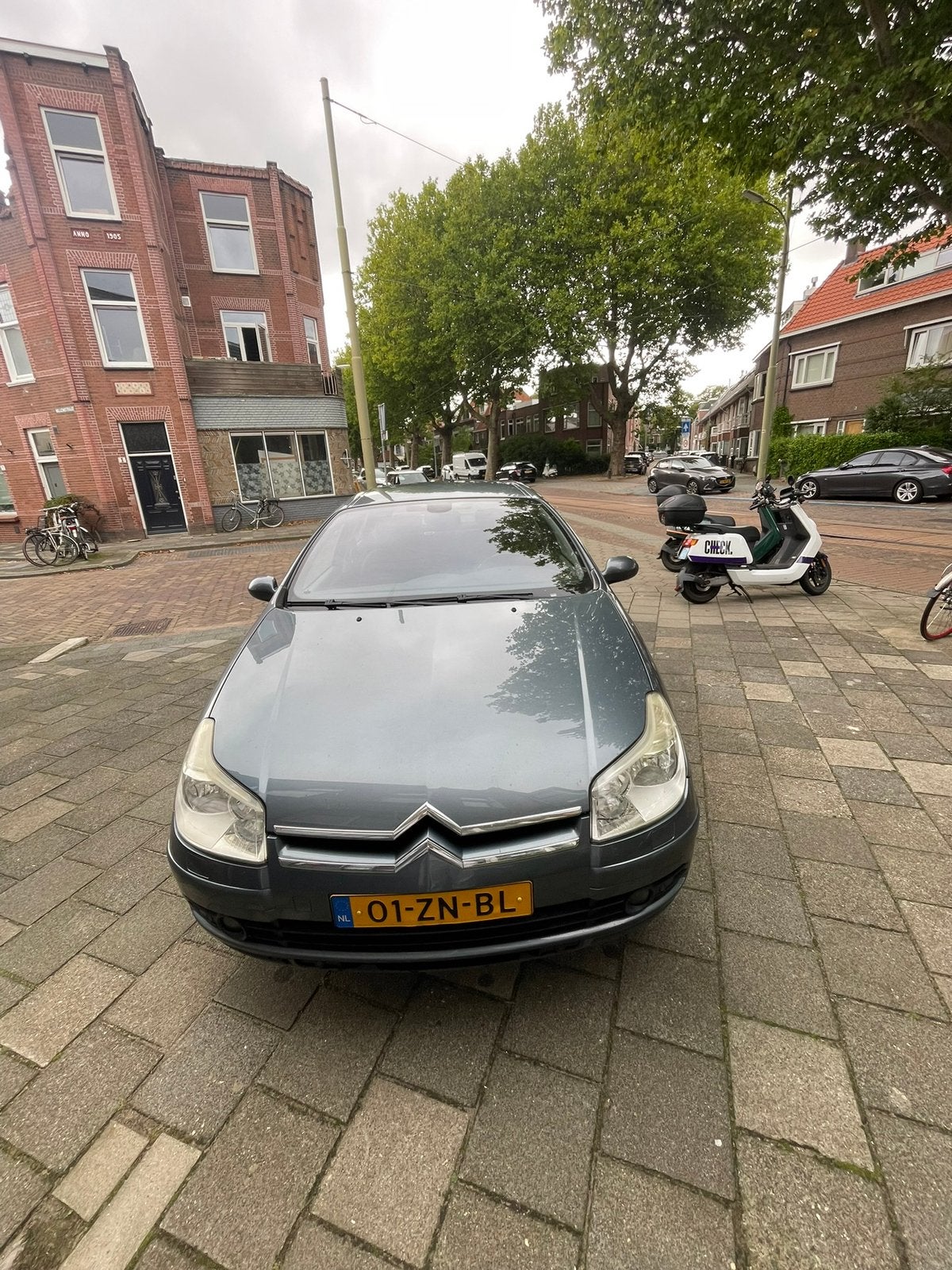 Citroën C5 2.0I 16V Ligne Business 2008 Grijs, 4 cilinders, Origineel Nederlands, Handgeschakeld, Particulier