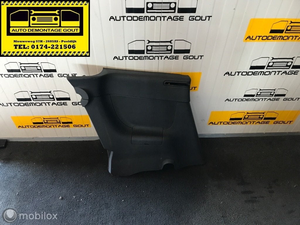Audi TT 8N ('98-'06)Zijpaneel bekleding Links Achter Zwart, Audi, Gebruikt