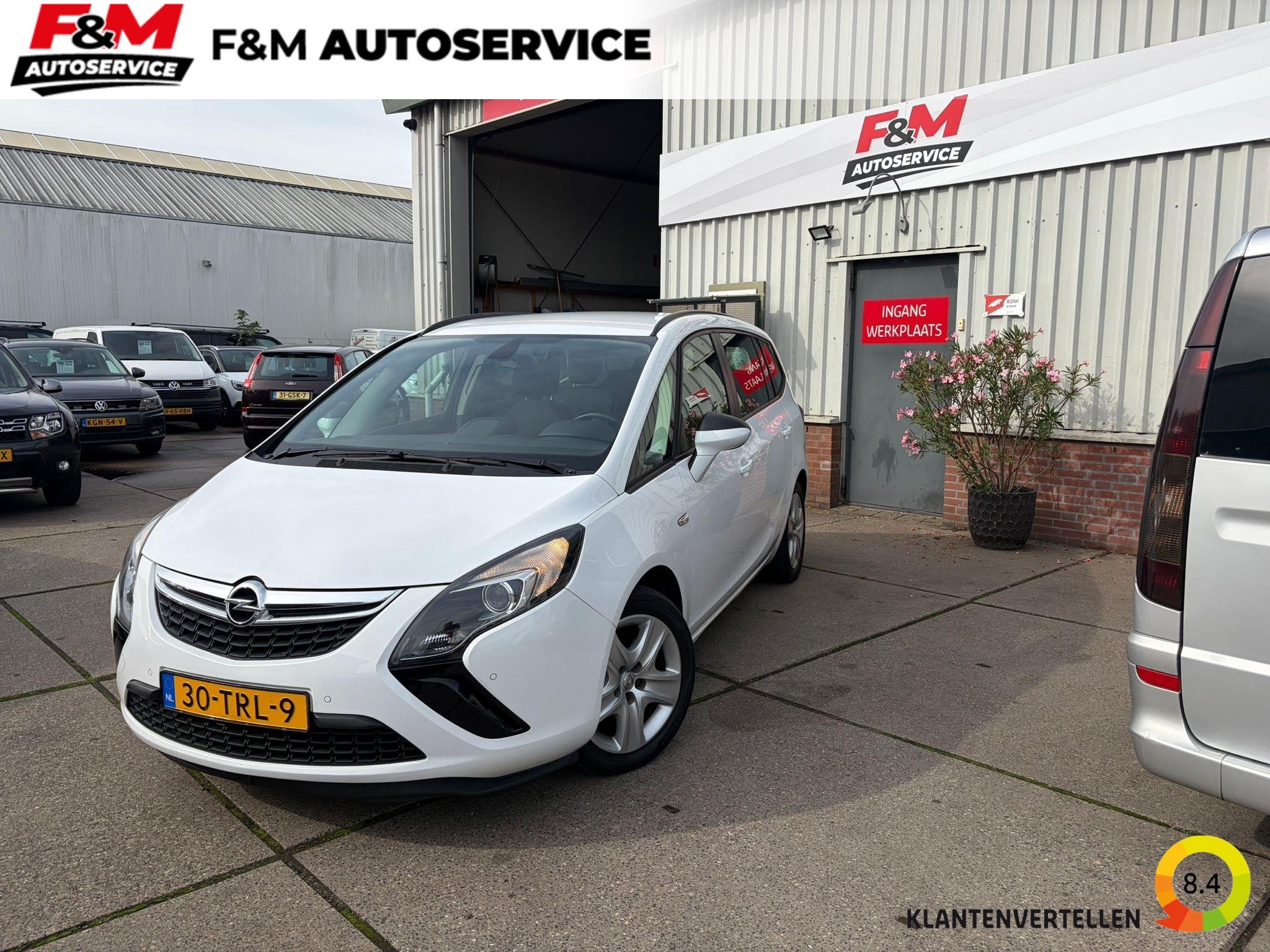 Opel Zafira Tourer 1.4 Edition 5p Automaat, Clima, cruise, p, Auto's, Euro 5, Stof, Zwart, 4 cilinders