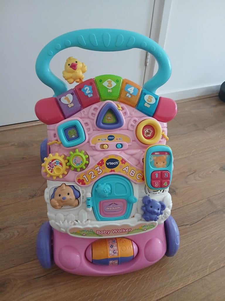 VTech Baby Walker Roze - Interactieve Loopwagen, Ophalen, Gebruikt, 6 maanden tot 2 jaar