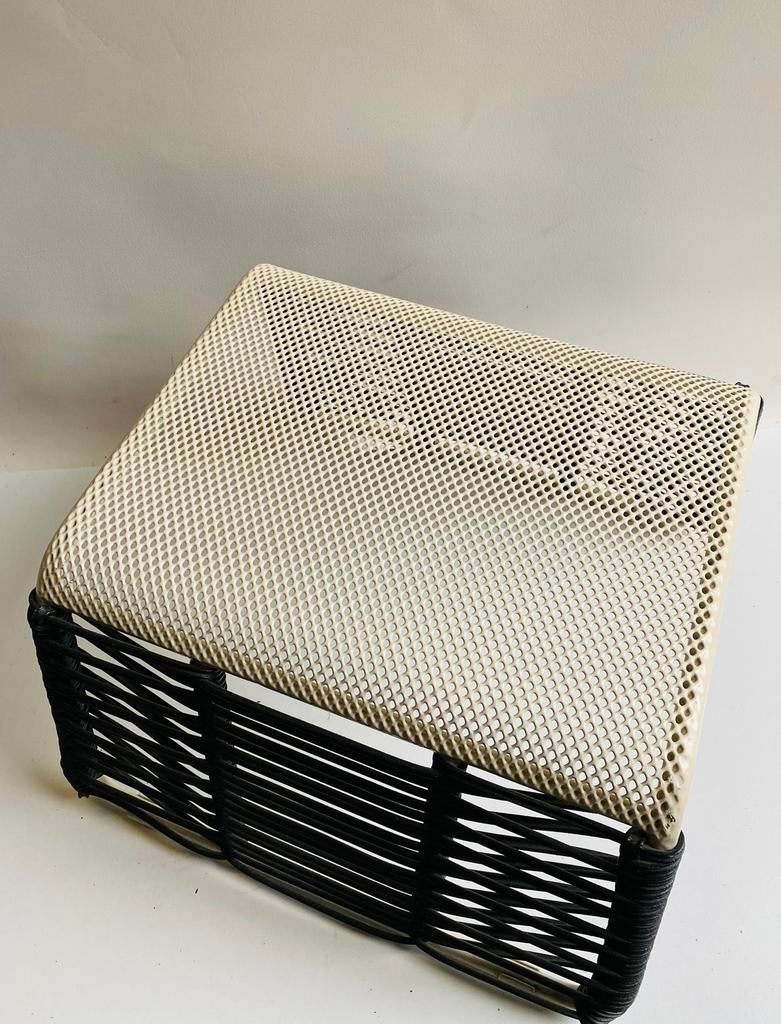 Jaren 80 hocker / voetenbankje , Post Modern, Minder dan 50 cm, Gebruikt, Jaren 80, Onbekend