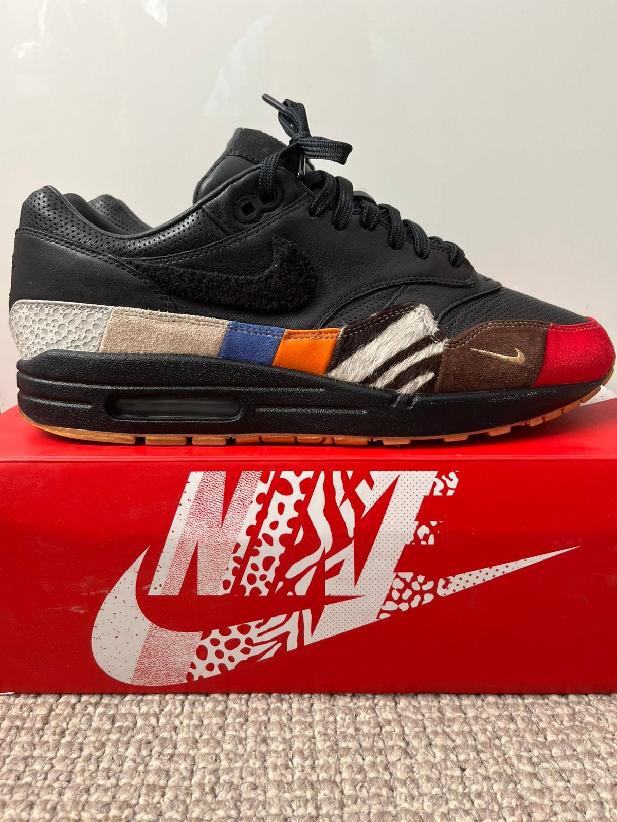 Nike air max 1 “Master” / 45, Zwart, Ophalen of Verzenden, Sneakers of Gympen, Zo goed als nieuw