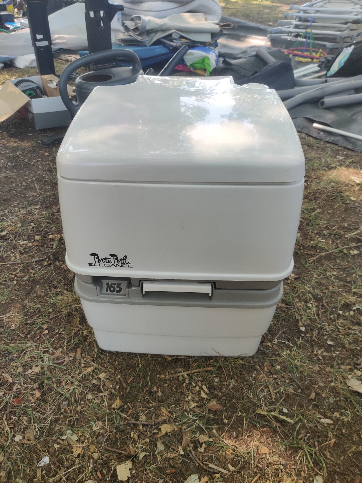 Porta Potti Elegance 165 met toebehoren, Ophalen of Verzenden, Gebruikt