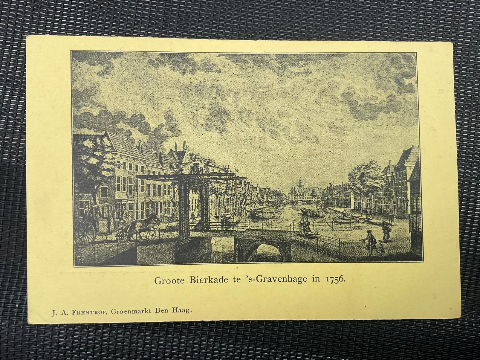Oud gravenhage,groote bierkade, Ophalen of Verzenden, Voor 1920, Zuid-Holland