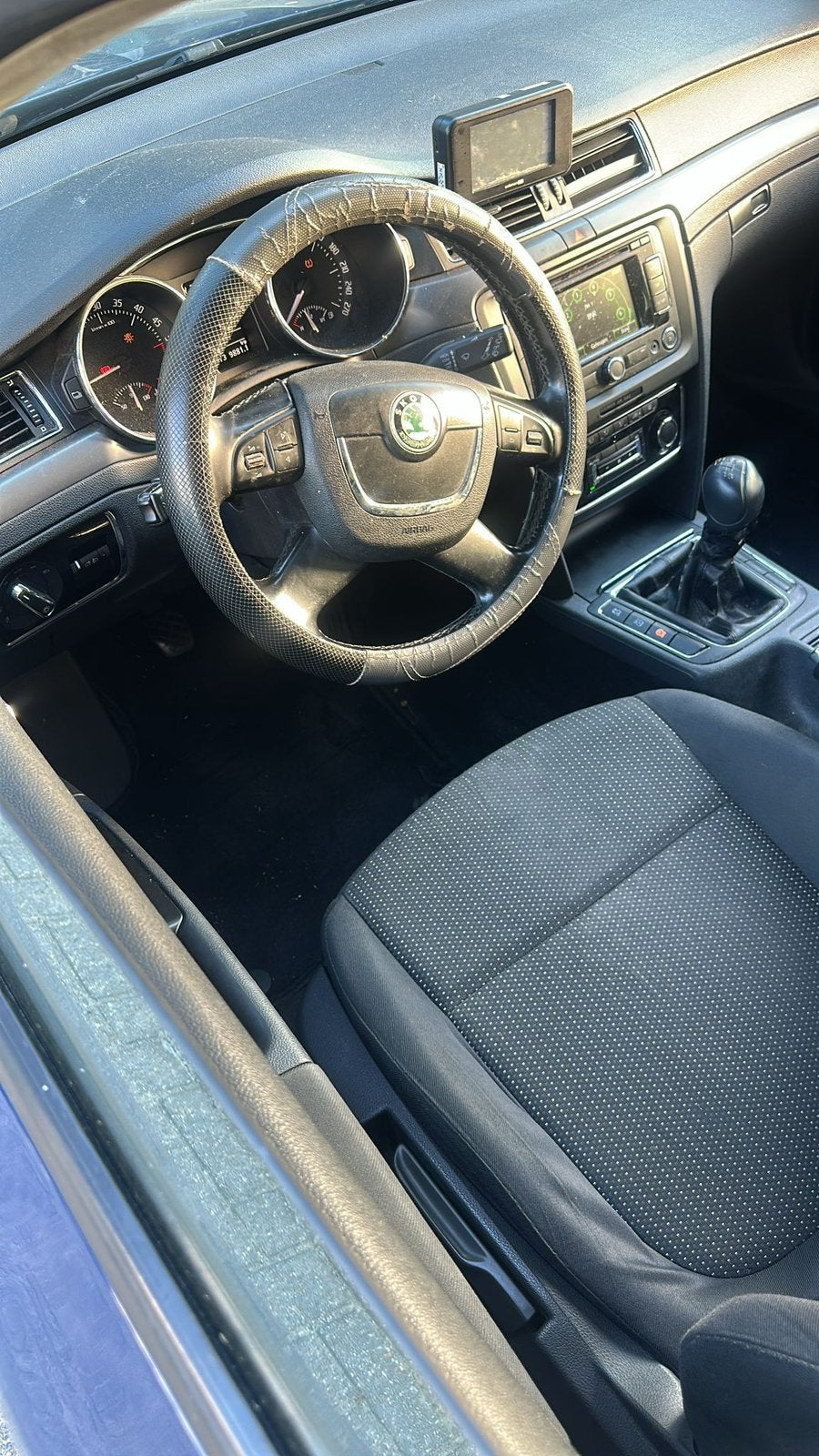 Skoda Superb 1.6TDI 77KW Greenline Combi 2011 Blauw, Auto's, Voorwielaandrijving, 4 cilinders, Blauw, Origineel Nederlands