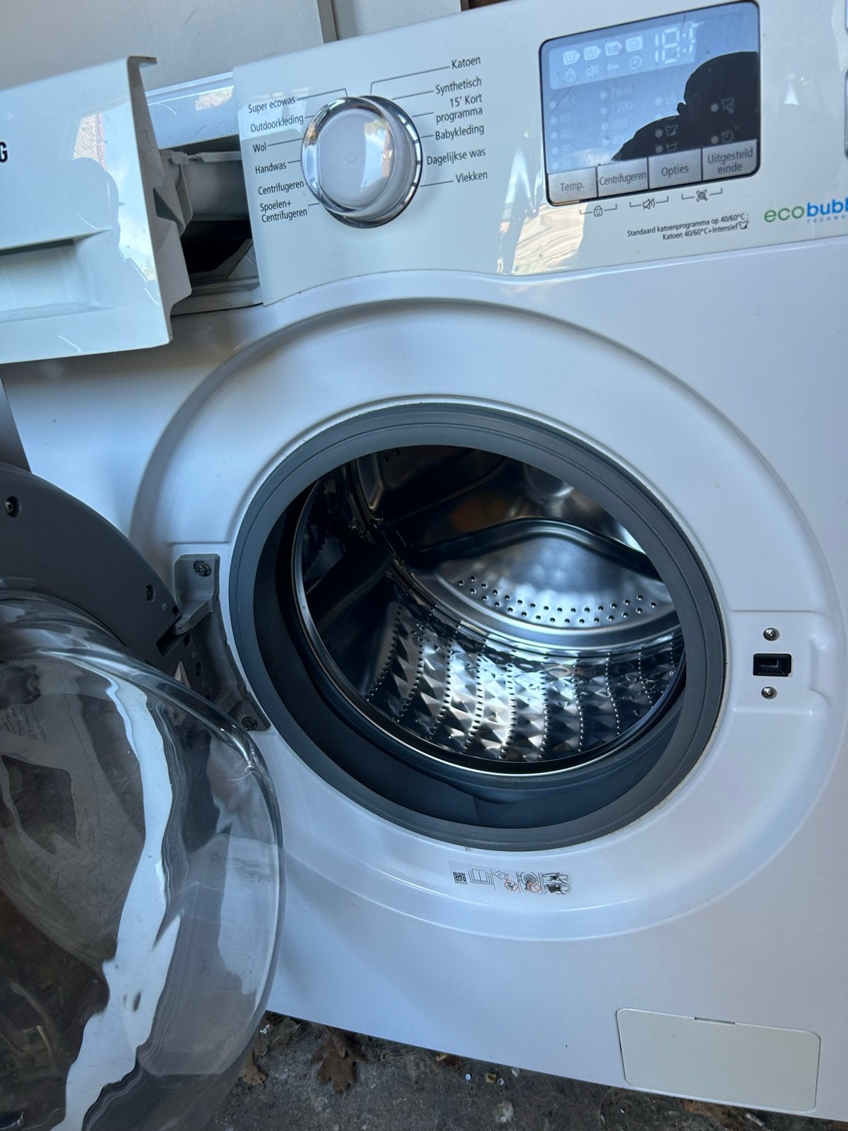 Samsung Eco Bubble WW70K5400WW/EN Wasmachine 7kg, Witgoed en Apparatuur, 6 tot 8 kg, Ophalen, Gebruikt, Voorlader