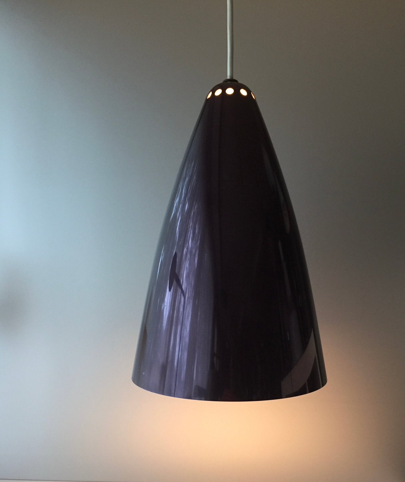 Orno, Lisa johansson Pape, mod. 330, silence of the lamps, Gebruikt, Mid century modern vintage design, Metaal, E27 (groot)