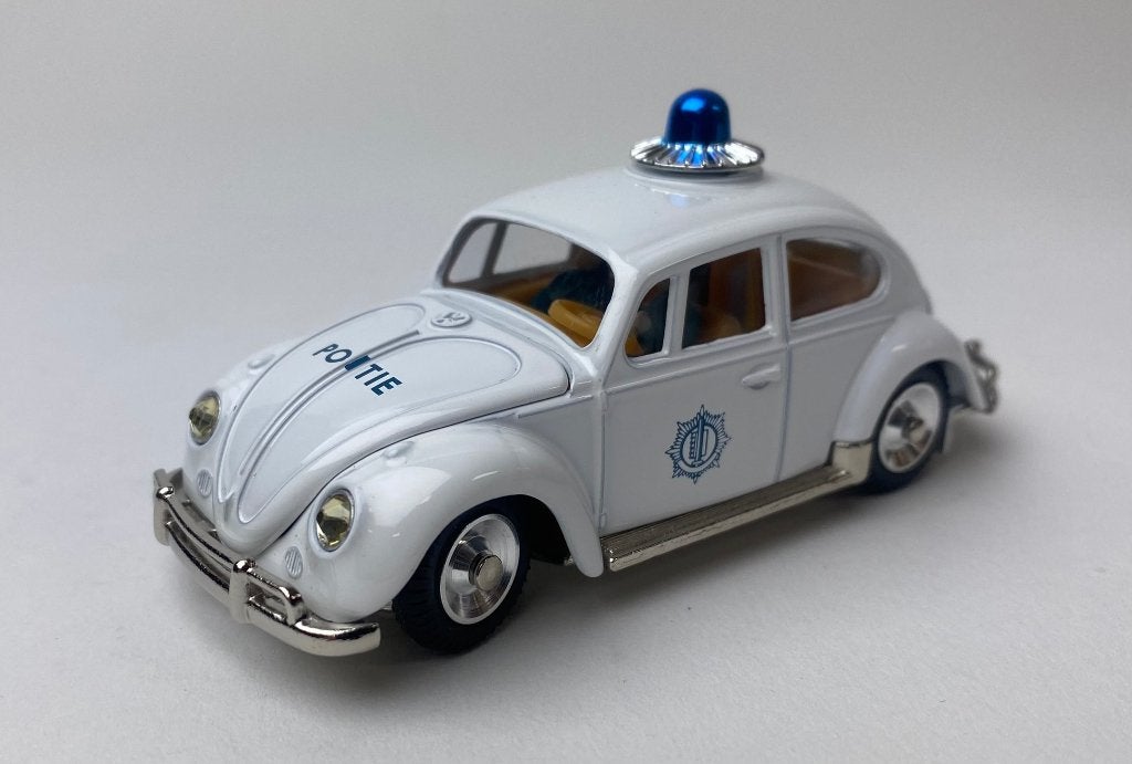 Corgi 1:44 Volkswagen Kever wit Politie NL, Corgi Toys No492, Hobby en Vrije tijd, Modelauto's | 1:43, Corgi, -, Nieuw, Ophalen of Verzenden